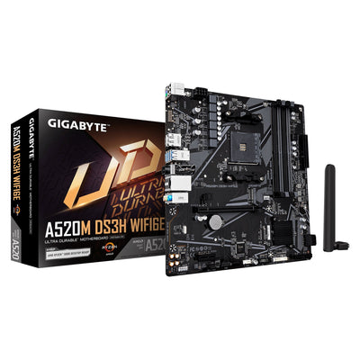 Gigabyte Motherboard A520M DS3H WF6E AM4 4XDDR4 4XSATA 1XM.2 — image 1