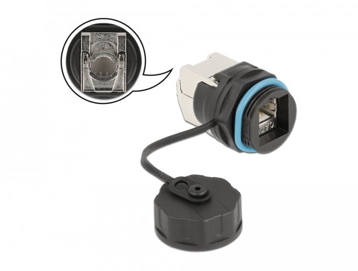 Delock 86699 Connector RJ45 CAT.6A Lsa Black