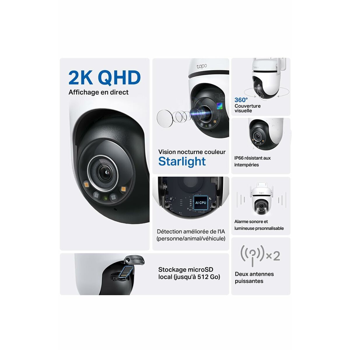 Tp-Link Surveillance Camcorder Tp-Link Tapoc520Ws