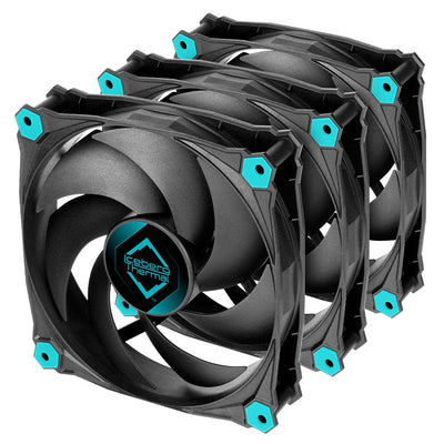 Iceberg Thermal Fan Icegale Silent - 120MM Black (3ER Pack)* — image 1