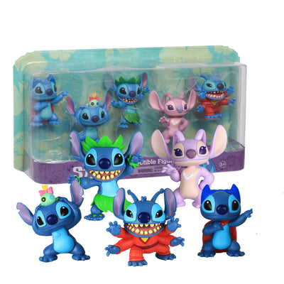 Blister 5 Figuras Stitch Disney 7CM — image 1