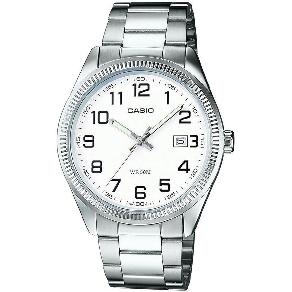 Casio Men's Watch Casio Date - White (Ø 38,5 Mm)