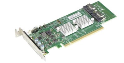 Supermicro 4-PORT NVMe SSD Low Profile PCIE 4.0 X16 AOC-SLG4-4E4T- Or — image 1