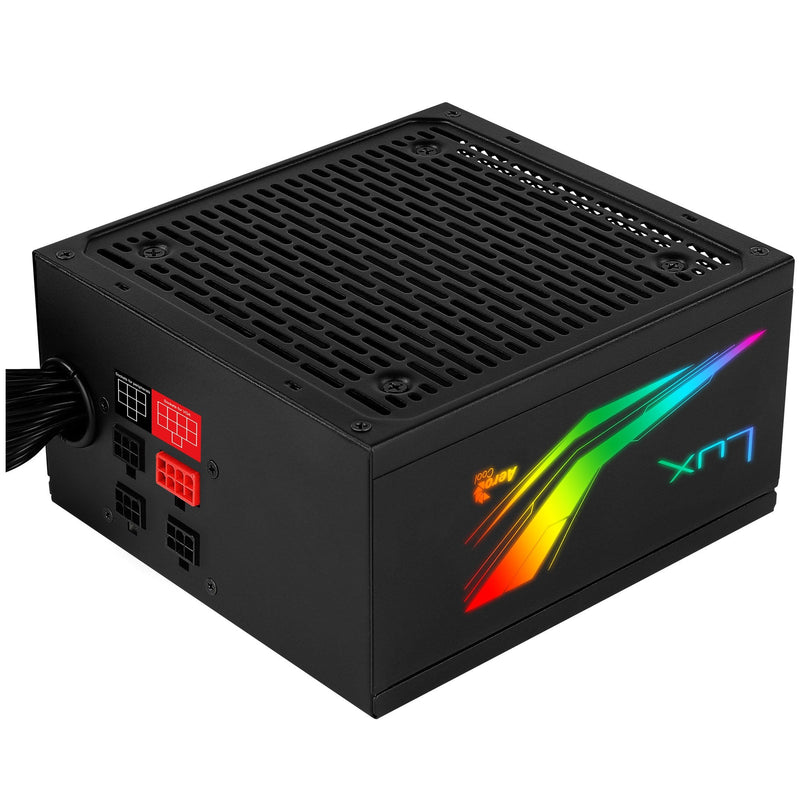 Aerocool Power Supply ATX Lux 550W RGB 80 Plus Bronze