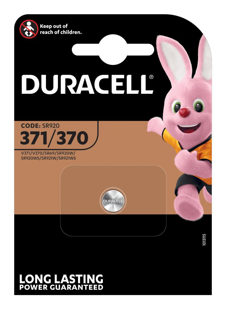 Duracell Battery Oxido Silver (370/371) SR920 BLISTER*1