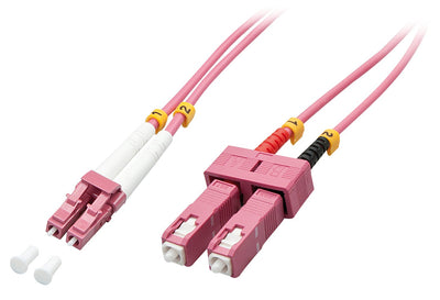 Lindy Cable Dúplex Fibre Optic Lc/Sc OM4 1M 50/125ÆM Multimode — image 1