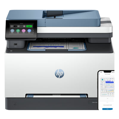 HP Multifunción Láser Colour Laserjet Pro Mfp 3302FDW Wi-Fi Fax Dúplex Adf White And Blue — image 1