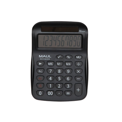 Maul Calculator Eco Mj 555 Calculator Basica With Screen 10 Dígitos Calculator Solar 80% Plastic Reciclado Cal — image 1