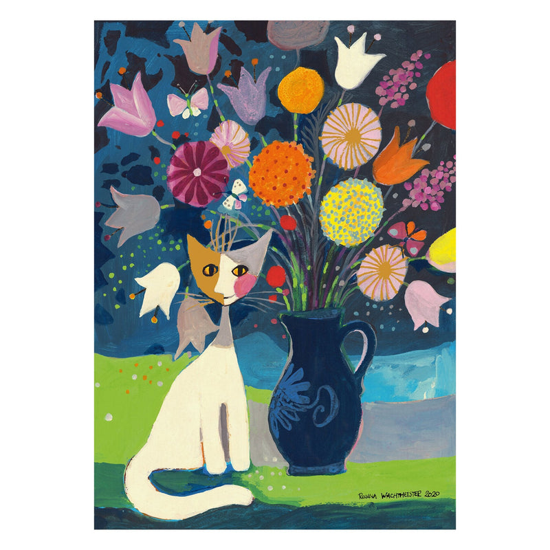 Schmidt Spiele Rosina Wachtmeister: Gato White Rompecabezas 1000 Pieces 58656