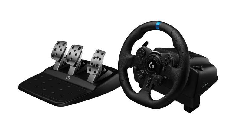 Logitech Wheel - G923 Ps And PC + Lever Cambios Force Shifter, PC, PS4, Playstation 5, Black