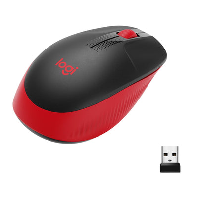 Logitech Wireless Mouse M190 Red 910-005908 — image 1