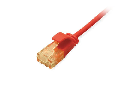 Equip Network Cable CAT.6A Slim U UTP 2x RJ45 1.50M Rojolszh — image 1