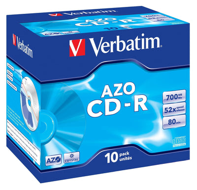 Verbatim Cd-rom Superazo Crystal Surface 52X 700MB 10 Units — image 1