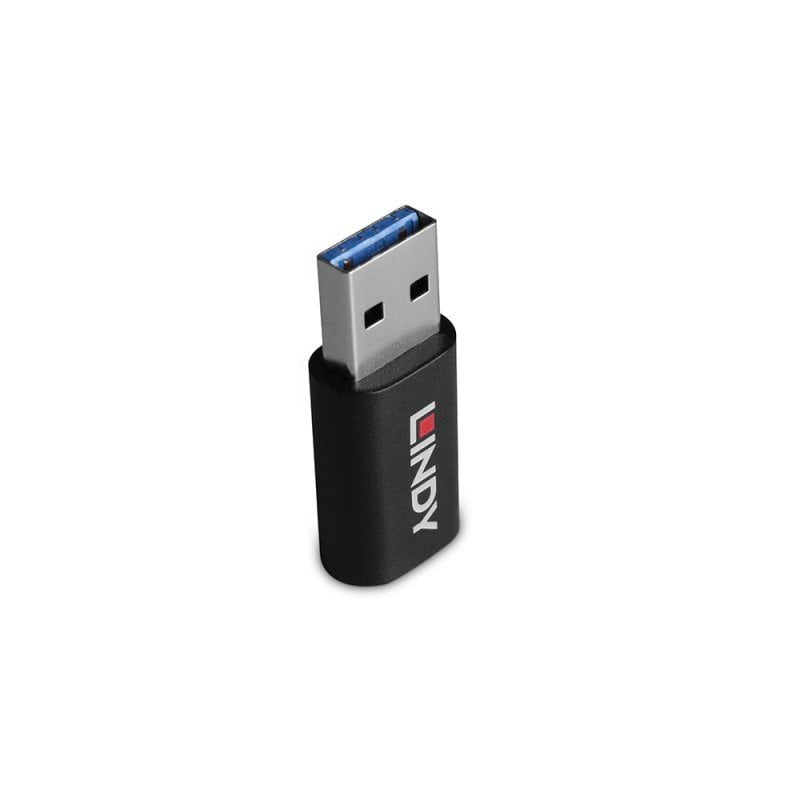 Lindy 71264 Cambiador Género USB Cable Type a USB Type C Black