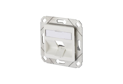 Metz Connect Keystone Socket Connection Upk 1 Port Unbestuckt White Puro — image 1