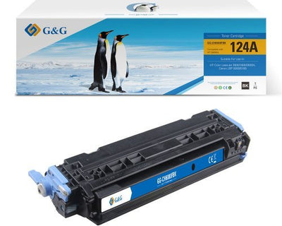 G&g Toner Compatible With HP 124A/ Q6000A/ Canon 707BK — image 1