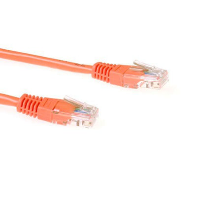 Orange 10 Meter U UTP CAT.5E Patch Cable With RJ45 Connectors — image 1
