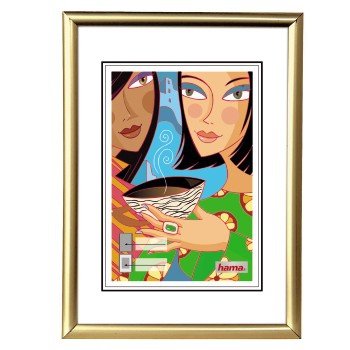 Hama Frame Madrid Plastic Gold 15X20 66607