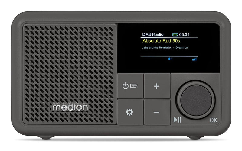 Medion Life® S66822 Tragbares Dab + Radio Grey