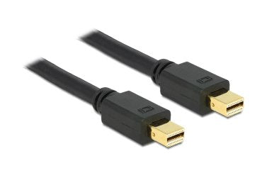 Delock 83472 Cable Mini DisplayPort M/M 0,5M Black