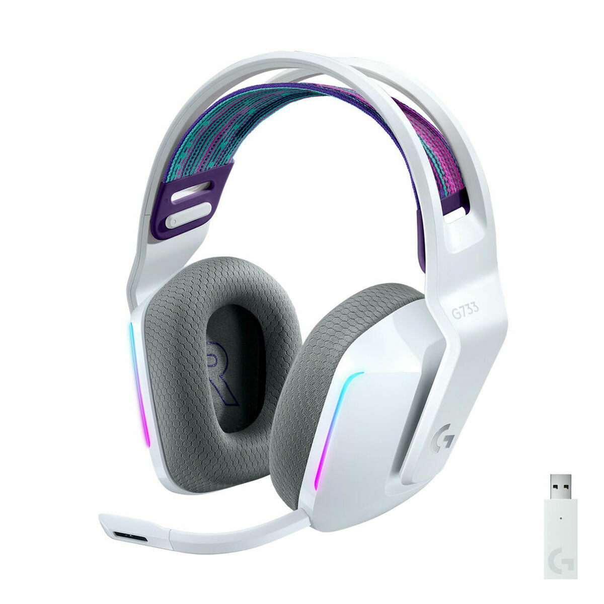 Logitech Wireless Headphones Logitech G733 White