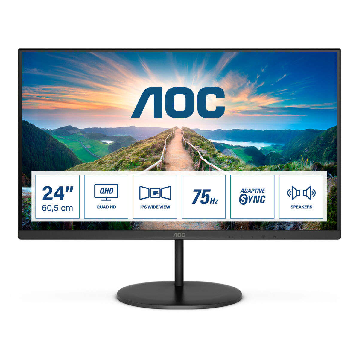 Aoc Monitor Aoc Q24V4Ea 23,8" 2K Lcd