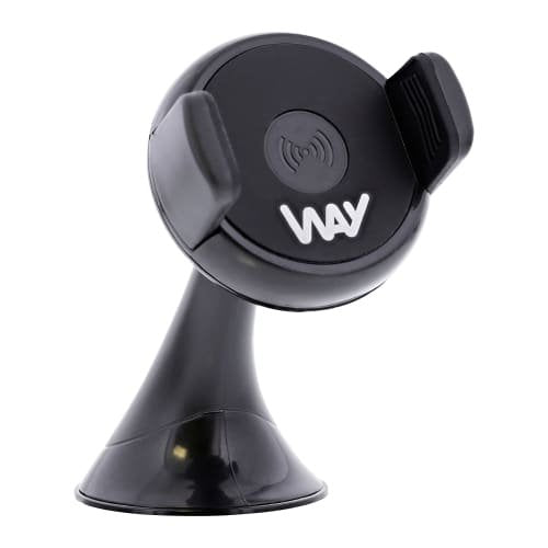 Tnb Way - Car Charger Inducción 10W, Stands 2 1 + Cable Micro USB Integrado - Black
