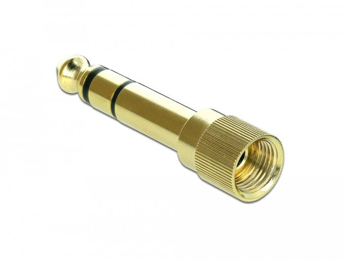 Delock Adapter Connector 6,35MM a Connector 3,5MM 3 Pines