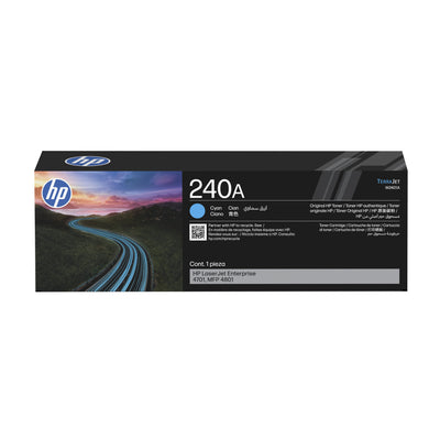 HP Toner Cyan W2401A 240A 2000 Copias Cartridge Toner HP Laserjet 240A Cyan — image 1