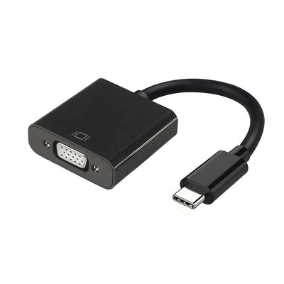 Aisens Converter USB-C a VGA - USB-C/M-HDB15/H - 15CM - Black — image 1