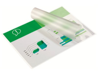 Ibico Matte A5 250 Micras Carteras Plastificar - Surface Matte - Plastifica Paper Fotos, Cards Visita - Transp — image 1