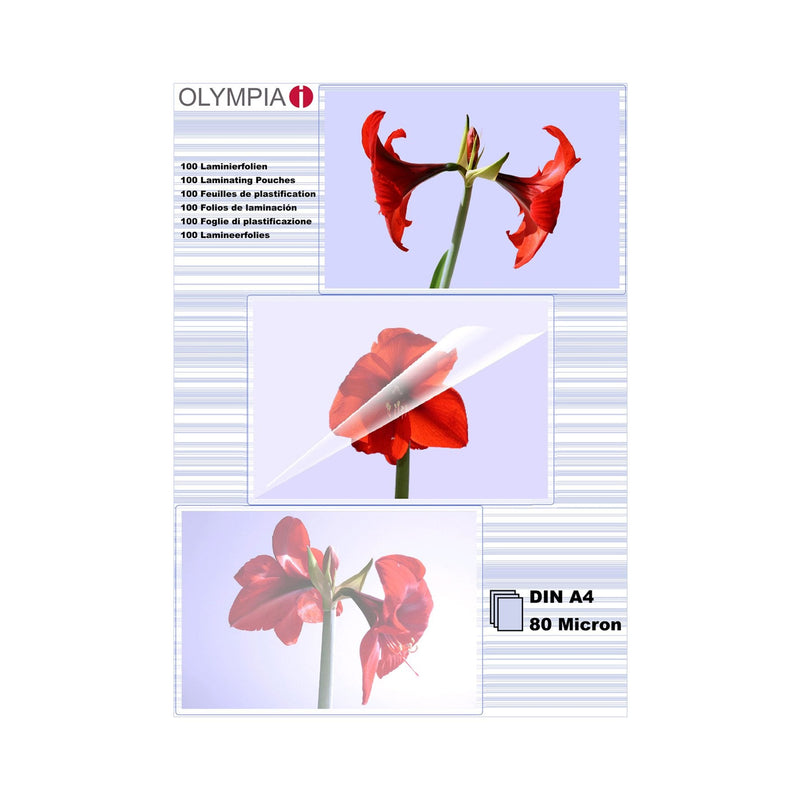 Olympia 1X100 Cases Plastificar Din A4 80 Micras 9166