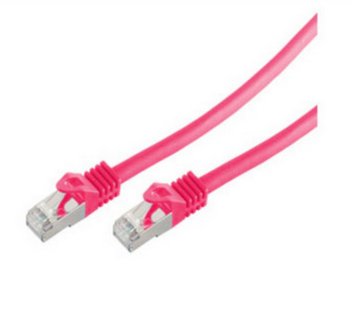 Shiverpeaks RJ45 Network Cable S FTP, CAT.7 Lszh 30M Magenta