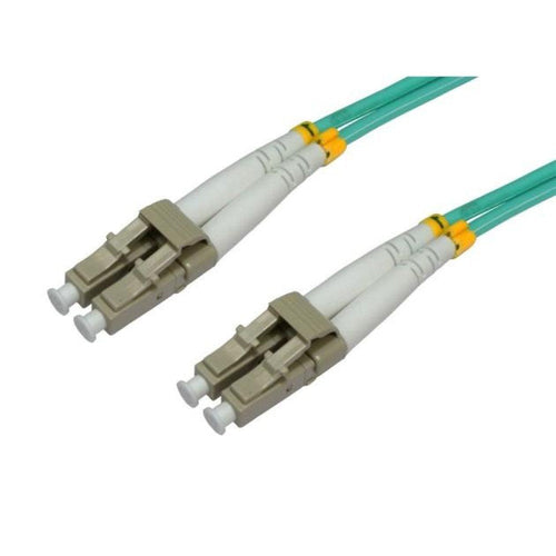 Intellinet 303928 Fiber Optic Patch Cable Lc-lc Duplex 1M 50/125 OM3 Multimode — image 1