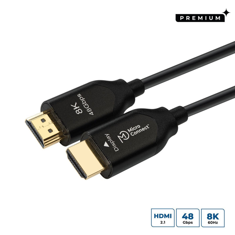 Microconnect HDM191920V2.1OP HDMI Cable 20M HDMI Type a Standard Black