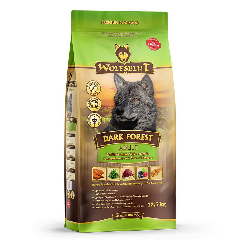 Wolfsblut WB784608 Comida Seca Perros 12,5KG Adulto Batata, Carne Venado