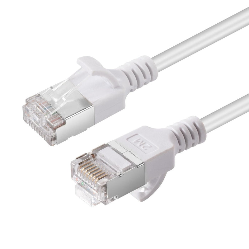 Microconnect V-FTP6A01W-SLIM Network Cable White 1M CAT.6A U/FTP (STP)