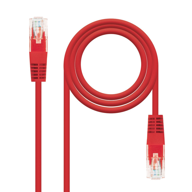 Nanocable Network Cable RJ45 CAT.6 UTP AWG24 2M - Red