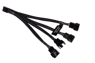 Alphacool And -splitter 4-PIN Auf 4X 4-PIN PWM 15CM - Black — image 1