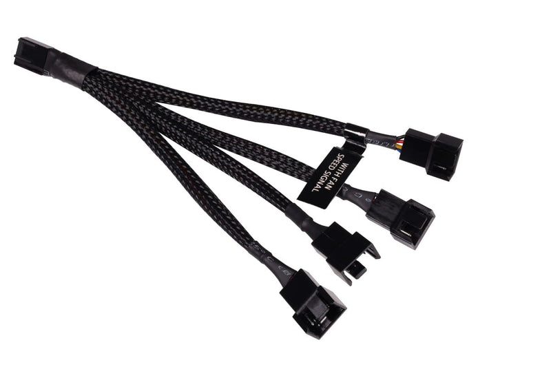 Alphacool And -splitter 4-PIN Auf 4X 4-PIN PWM 15CM - Black