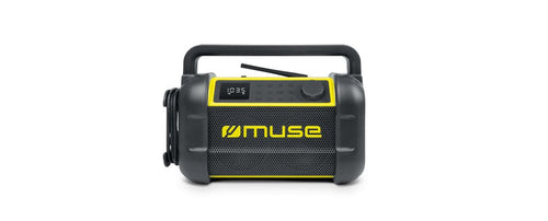 Muse M-928 Bty Jobsite Radio Speaker, Black Yellow — image 1