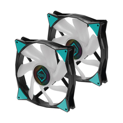Iceberg Thermal Fan Icegale ARGB - 140MM ARGB Black (2ER Pack) — image 1