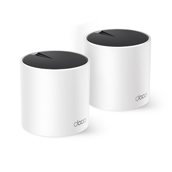 TP-Link Wi-Fi 6 Mesh Deco X55 Pack 2U AX3000 2X2/HT160 2402Mbps + 2X2 574Mbps 2 Antenas 3P Giga