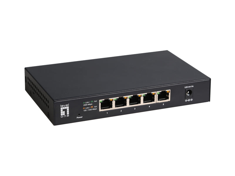 Levelone Switch 5X Ge GEU-0525 2.5GBE 100 1000Mbps Sw