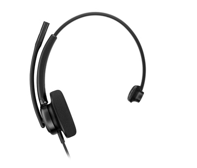 Poly Headphone HP Mission 415 Mission 400 Series Cableado Cancelación Sound Activo USB-A USB-C Black Works Wit — image 1
