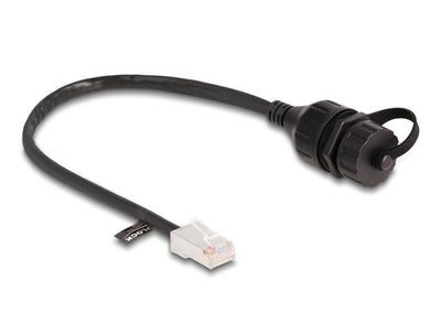 Delock 88012 Cable RJ45 Male a RJ45 Female Empotrar With Cover Sellado CAT.5E FTP IP68 Resistant Polvo And Wat — image 1