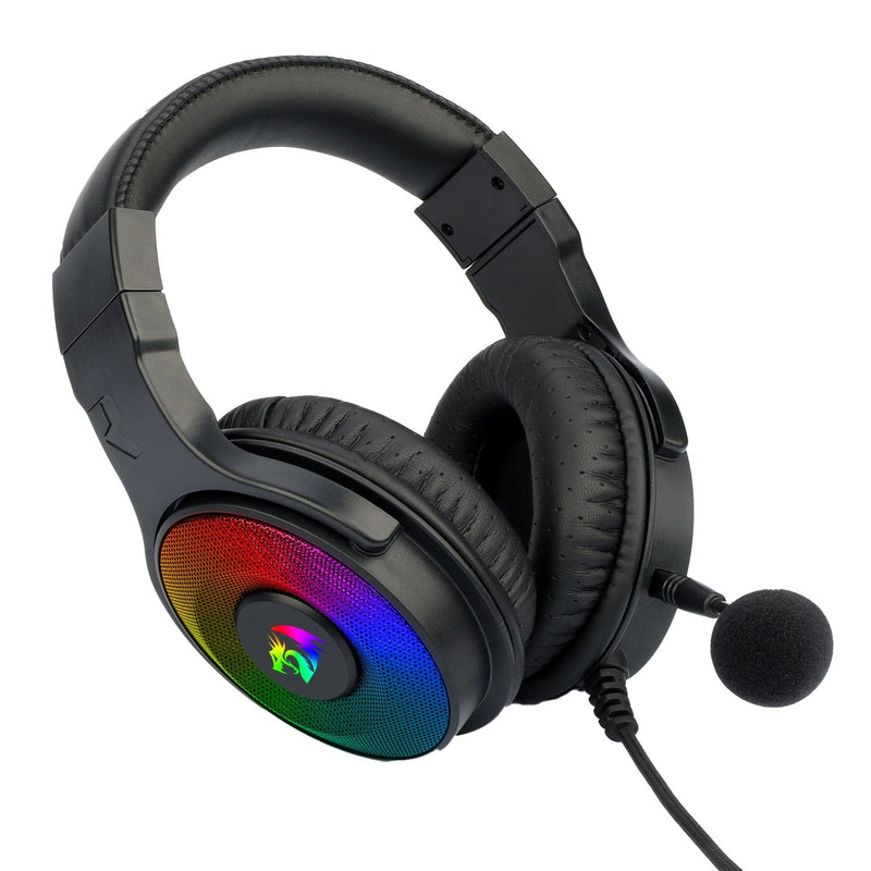 Redragon Pandora Auricular Gaming RGB Virtual 7.1 USB Micrófono Negro