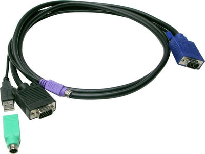 Levelone KVM Cable ACC-3202 USB + Ps 2 3,00M — image 1