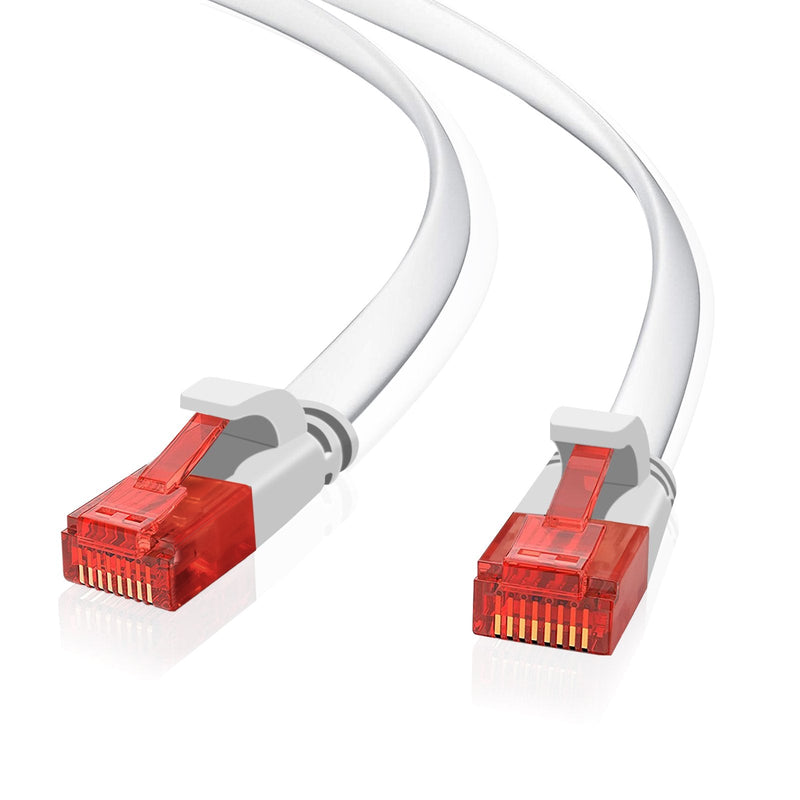 Helos Ultra Slim Network Cable U/UTP CAT.6 White 7,5M