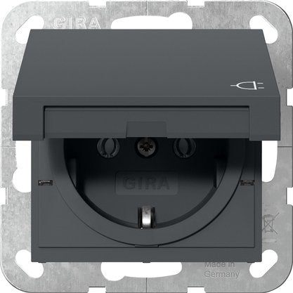 Gira 445428 Schuko Kd System 55 Antracita — image 1